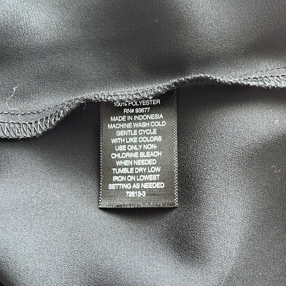 NWT Worthington Blouse Size 2X Georgette Style Fabric Collar Buttons Long Cuff - Picture 12 of 13